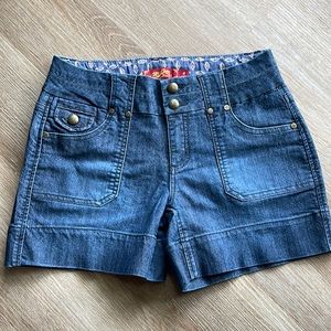 Denim shorts